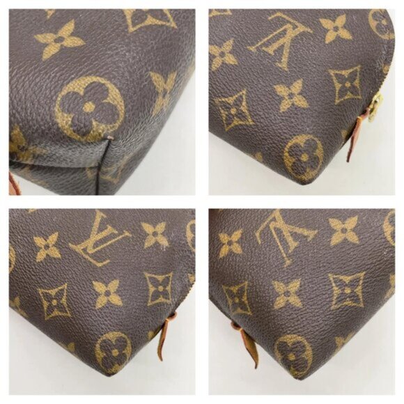 LOUIS VUITTON Monogram Pochette Cosmetic Pouch W/Dust Bag 125-092425 - Picture 8 of 12